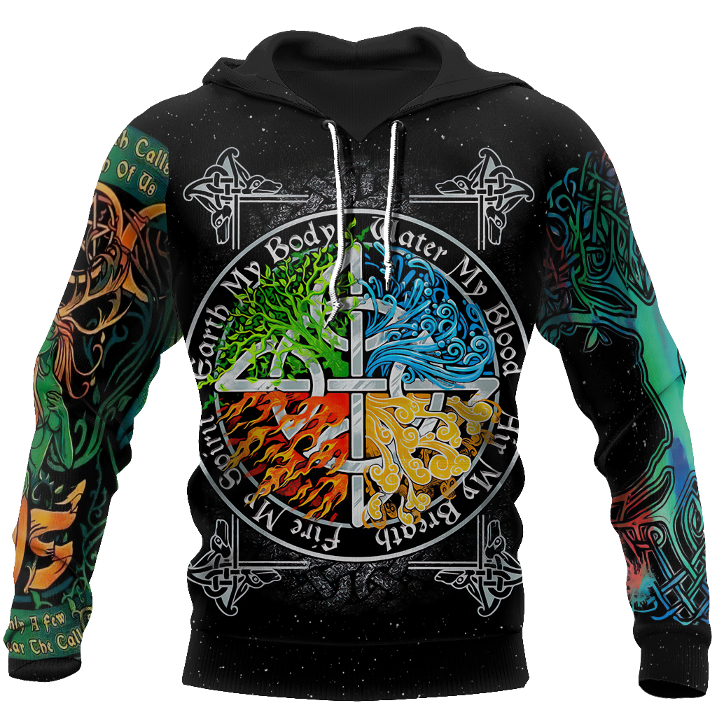 Alchemy Four Elements 3D All Over Printed Shirts Hoodie JJ130103-Apparel-MP-Hoodie-S-Vibe Cosy™