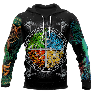 Alchemy Four Elements 3D All Over Printed Shirts Hoodie JJ130103-Apparel-MP-Hoodie-S-Vibe Cosy™
