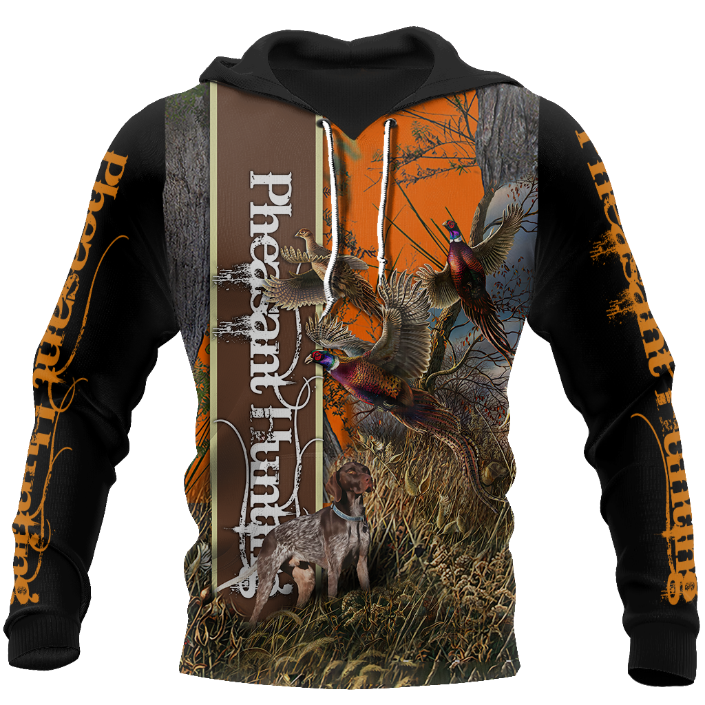 Pheasant Hunting 3D All Over Printed Shirts For Men And Women JJ100103-Apparel-MP-Hoodie-S-Vibe Cosy™