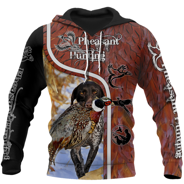 Pheasant Hunting 3D All Over Printed Shirts For Men And Women JJ100102-Apparel-MP-Hoodie-S-Vibe Cosy™