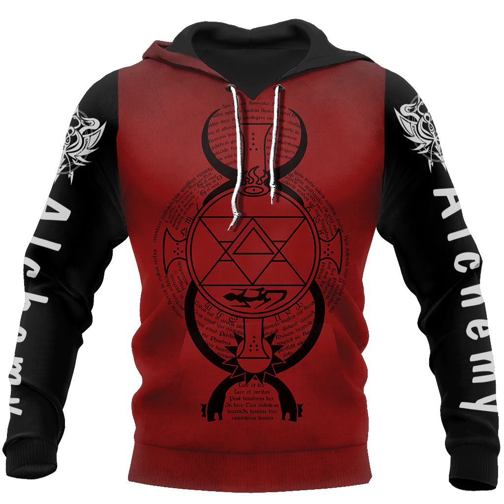 Alchemy 3D All Over Printed Shirts Hoodie JJ030103-Apparel-MP-Hoodie-S-Vibe Cosy™