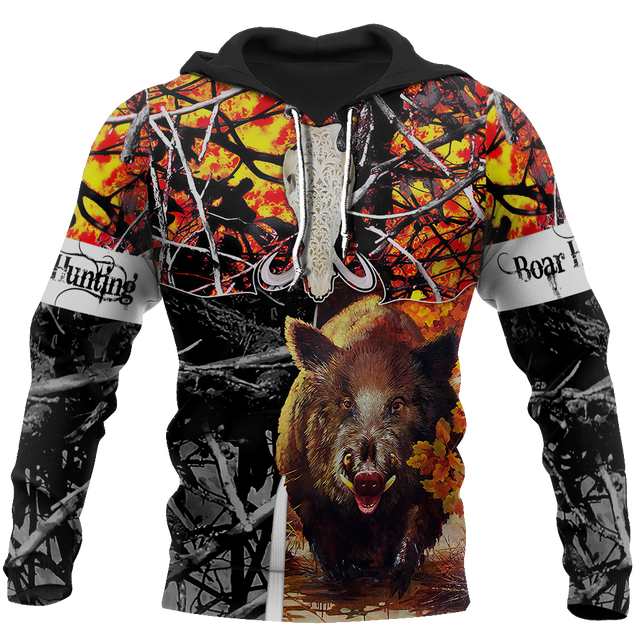 BOAR HUNTING CAMO 3D ALL OVER PRINTED SHIRTS FOR MEN AND WOMEN JJ221201 PL-Apparel-PL8386-Hoodie-S-Vibe Cosy™