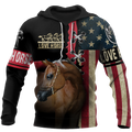 Love Horse shirt flag design Daily Fashion - Winter Set for Men and Women JJ271203-Apparel-TA-Hoodie-S-Vibe Cosy™