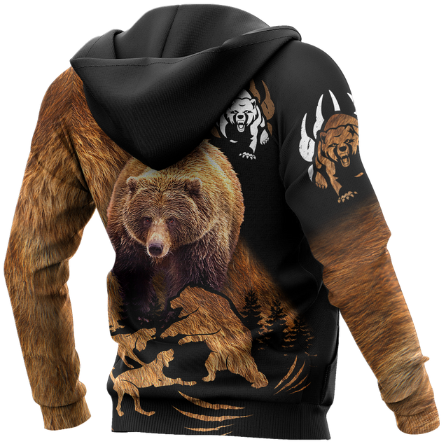 BEAR HUNTING CAMO 3D ALL OVER PRINTED SHIRTS FOR MEN AND WOMEN Pi071203 PL - Amaze Style™-Apparel