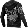 3D All Over Printed Raven And Odin version 1.0-Apparel-HP Arts-Hoodie-S-Vibe Cosy™