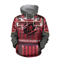 3D All Over Printed Samurai Red Armor-Apparel-6teenth World-Hoodie-S-Vibe Cosy™