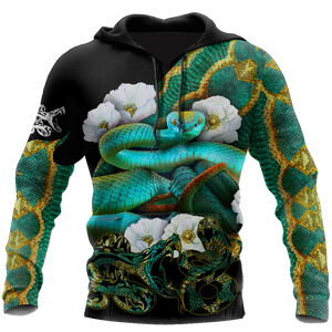 Snake 3D All Over Printed Unisex Shirt