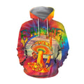 Hippie Mushroom all over-Apparel-NTH-Hoodie-S-Vibe Cosy™