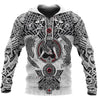 3D Printed Vikings Fenrir Skoll And Hati Valknut White-Apparel-HP Arts-Hoodie-S-Vibe Cosy™