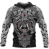 3D Printed Vikings Fenrir Skoll And Hati Valknut-Apparel-HP Arts-Hoodie-S-Vibe Cosy™