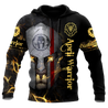 April Spartan Lion Warrior 3D All Over Printed Unisex Shirt