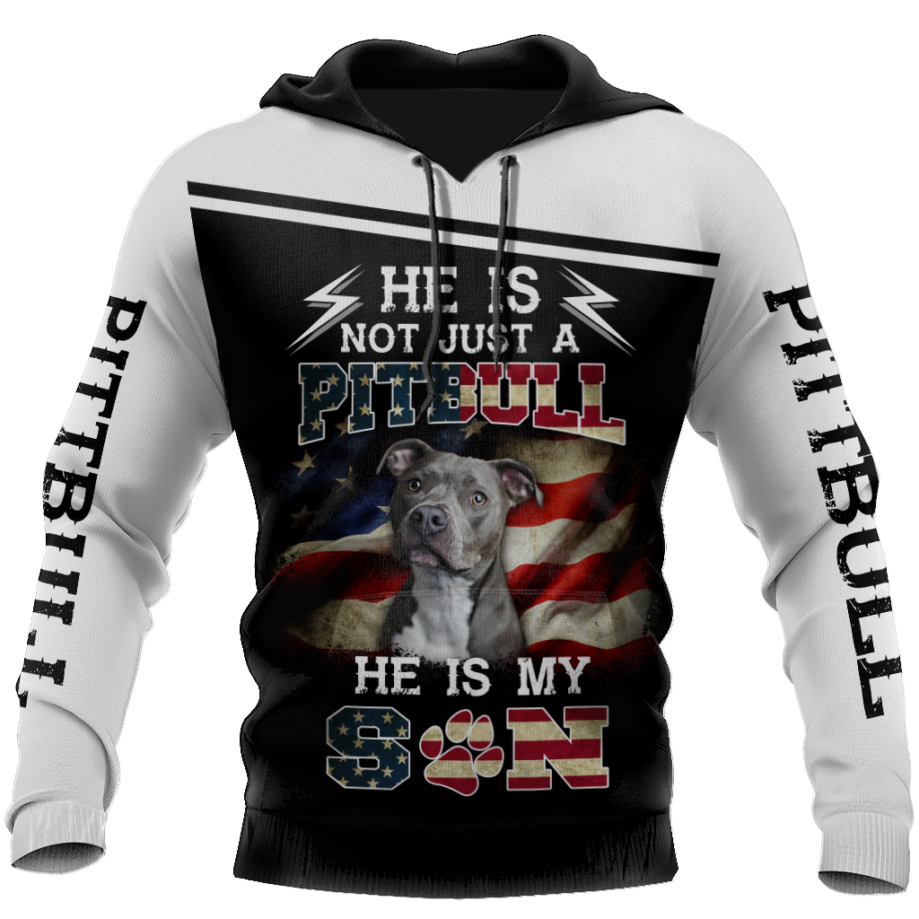 Premium Pit Bull Terrier He is My Son Unisex Shirts