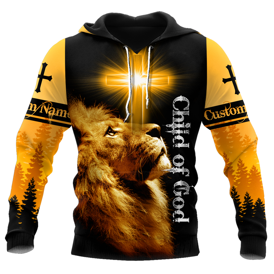 Child Of God Custome Name 3D All Over Printed Shirts For Men and Women Pi15102004