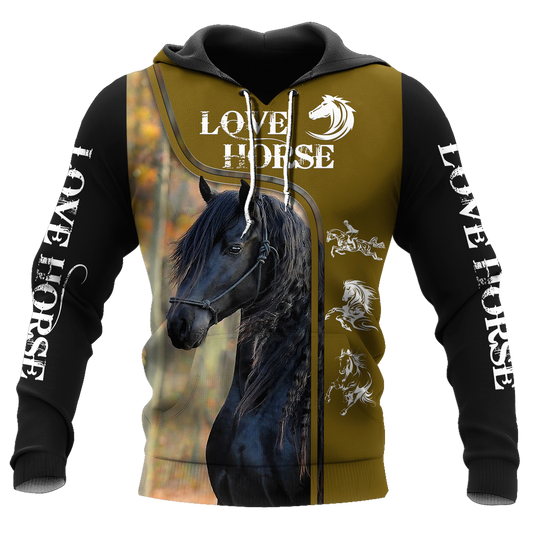 Love Horse 3D All Over Printed Shirts For Men and Women Pi112050
