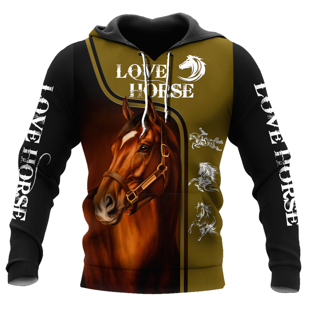 Love Horse 3D All Over Printed Shirts For Men and Women Pi112052