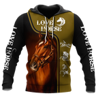 Love Horse 3D All Over Printed Shirts For Men and Women Pi112052