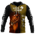 Love Horse 3D All Over Printed Shirts For Men and Women Pi112052