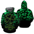 Happy St Patrick's Day Irish Hoodie T-Shirt Sweatshirt for Men and Women Pi170204-Apparel-NM-Hoodie-S-Vibe Cosy™