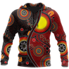 Aboriginal Australia Flag Dot Painting Art Shirt For Men And Women