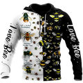 Beautiful Love Bee Hoodie For Men And Women