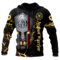August Spartan Lion Warrior 3D All Over Printed Unisex Shirt