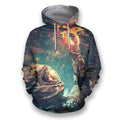3D all over print Astronaut Touching Space-Apparel-HbArts-Hoodies-S-Vibe Cosy™