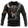 Customize Name Viking Wolf 3D All Over Printed Unisex Shirt