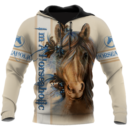 I'm A Horseaholic 3D All Over Printed Shirts TA10032002
