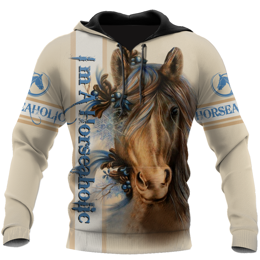 I'm A Horseaholic 3D All Over Printed Shirts TA10032002