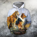 3D All Over Print Dog Art Shirts-Apparel-Phaethon-Hoodie-S-Vibe Cosy™