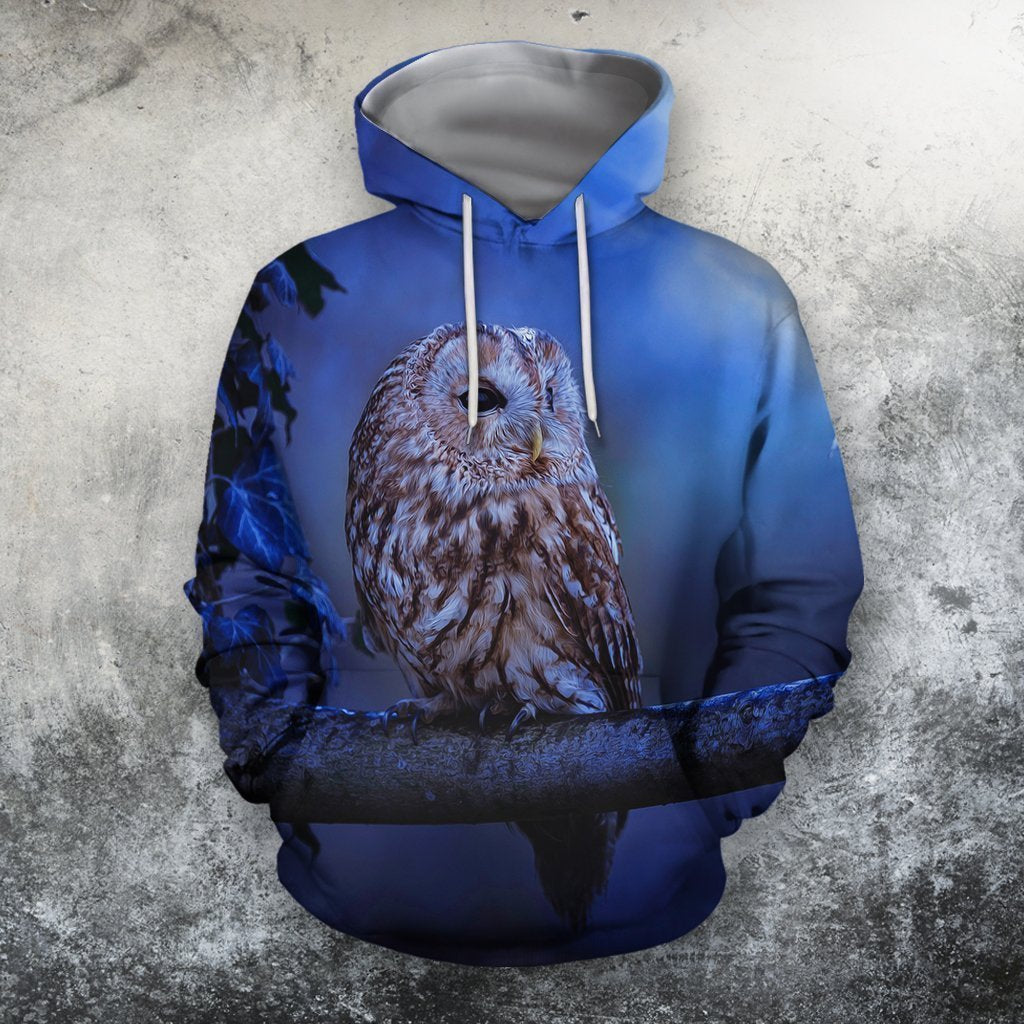 3D All Over Print Night Owl Shirts-Apparel-Phaethon-Hoodie-S-Vibe Cosy™