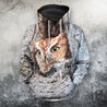 3D All Over Printed Camouflage Owls Art Shirts and Shorts-Apparel-Phaethon-Hoodie-S-Vibe Cosy™
