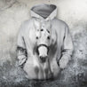 All Over Print White Horse-Apparel-Phaethon-Hoodie-S-Vibe Cosy™