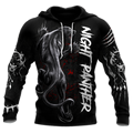 Night Panther 3D All Over Printed Shirt for Men and Women