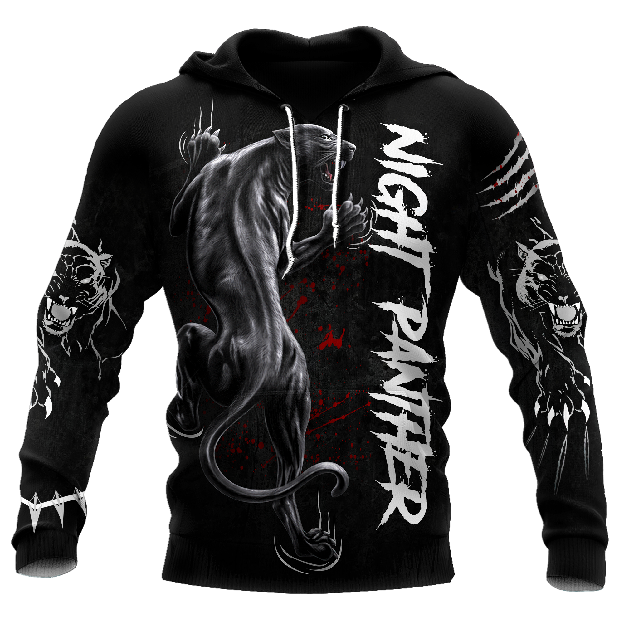 Night Panther 3D All Over Printed Shirt for Men and Women