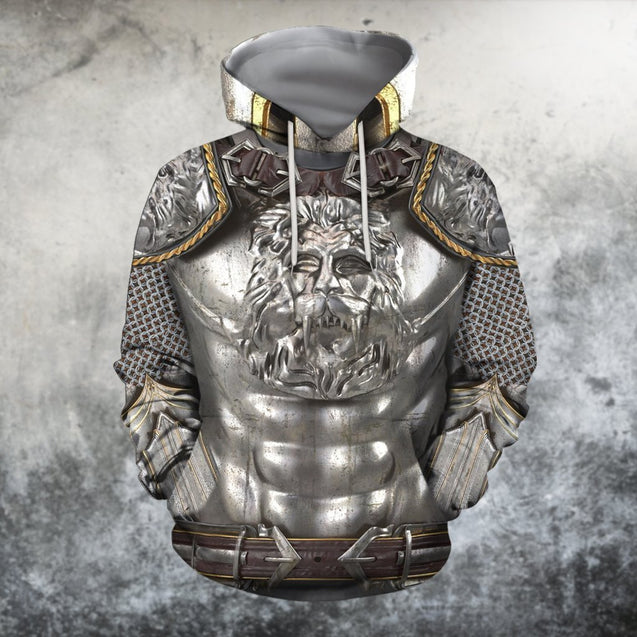 3D All Over Printed Knight Medieval Armor-Apparel-HP Arts-Hoodie-S-Vibe Cosy™