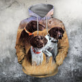 3D All Over Print 3 Hunting Dog Hoodie-Apparel-Phaethon-Hoodie-S-Vibe Cosy™