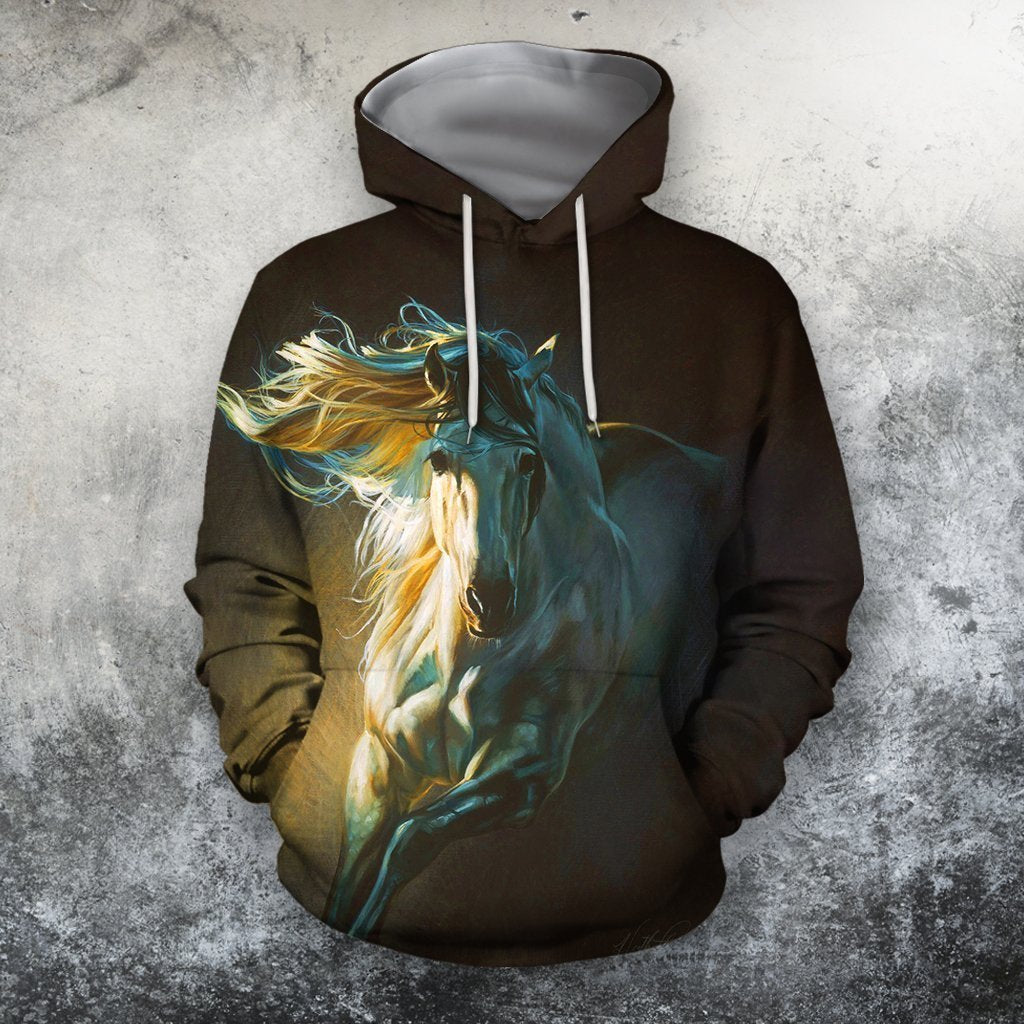 3D All Over Painting Horse By Moonlight-Apparel-Phaethon-Hoodie-S-Vibe Cosy™