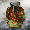 Phoenix Flying 3D All Over Printing Shirts-Apparel-Phaethon-Hoodie-S-Vibe Cosy™