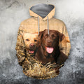 3D All Over Print Dog Labrador Shirts-Apparel-Phaethon-Hoodie-S-Vibe Cosy™