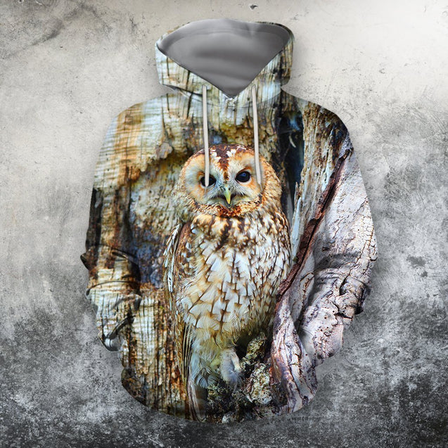 3D All Over Print Owl Shirts-Apparel-Phaethon-Hoodie-S-Vibe Cosy™