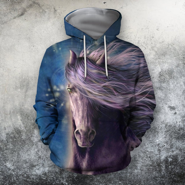 3D All Over Printing Dreamy Horse With Stars Shirts-Apparel-NNK-Hoodie-S-Vibe Cosy™