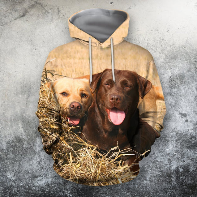 All Over Print Dog Labrador-Apparel-Phaethon-Hoodie-S-Vibe Cosy™