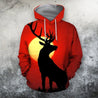 All Over Print Deer Sunset-Apparel-Phaethon-Hoodie-S-Vibe Cosy™