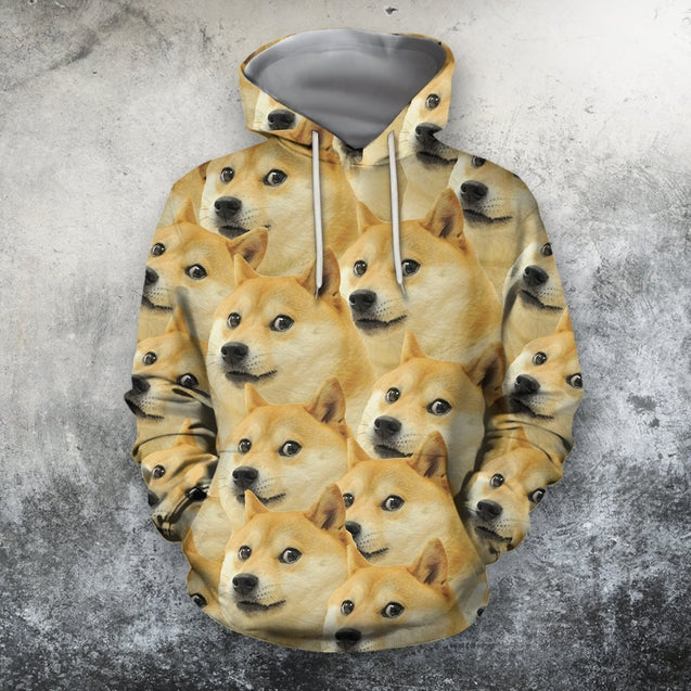 3D All Over Printing El Dog Shirts-Apparel-Phaethon-Hoodie-S-Vibe Cosy™