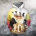 3D All Over Print Dog Zip Hoodie-Apparel-Phaethon-Hoodie-S-Vibe Cosy™