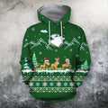 3D All Over Print Green Horse Shirts-Apparel-Phaethon-Hoodie-S-Vibe Cosy™