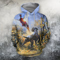 3D All Over Print Hunting Dog Hoodie-Apparel-Phaethon-Hoodie-S-Vibe Cosy™