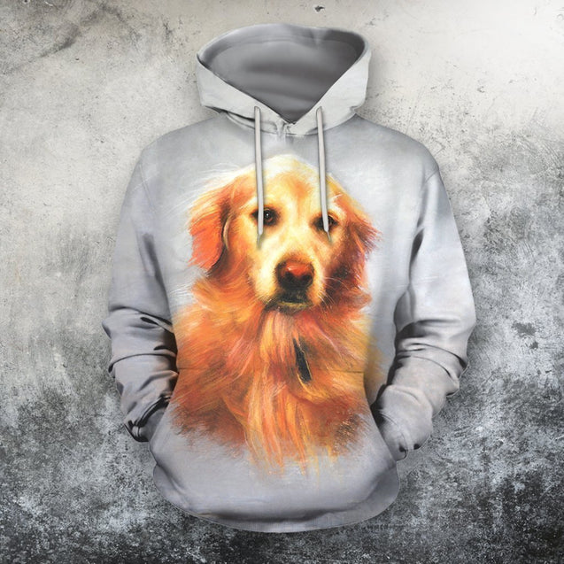 All Over Print Yellow Dog-Apparel-Phaethon-Hoodie-S-Vibe Cosy™