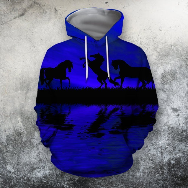 3D All Over Print Animals Horse Hoodie-Apparel-Phaethon-Hoodie-S-Vibe Cosy™